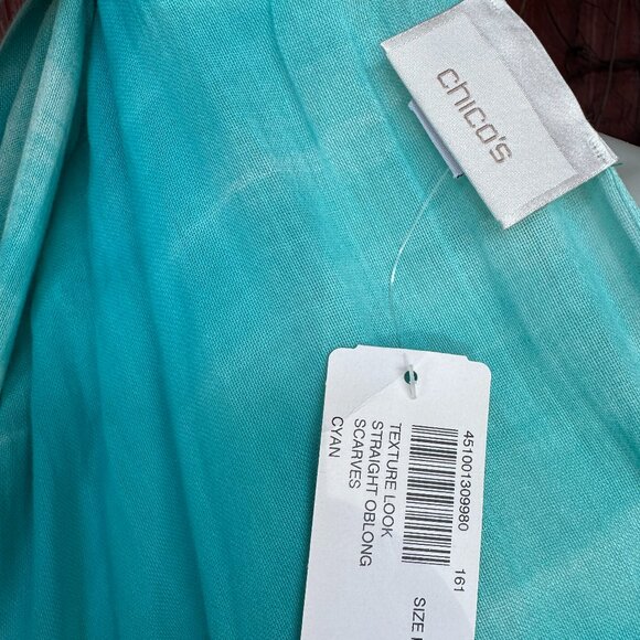 Chico's Lt Wt Cotton Gauze Scarf NWT - Picture 5 of 5